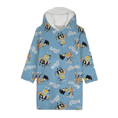 Puch kinderponcho bluey