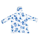Puch stitch kinder fleece hoodie deken trui, 7-14 jaar - afbeelding 2