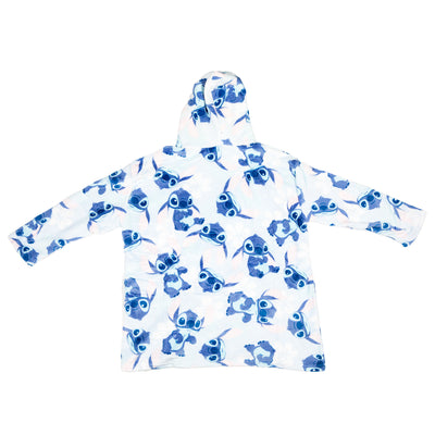 Puch stitch kinder fleece hoodie deken trui, 7-14 jaar