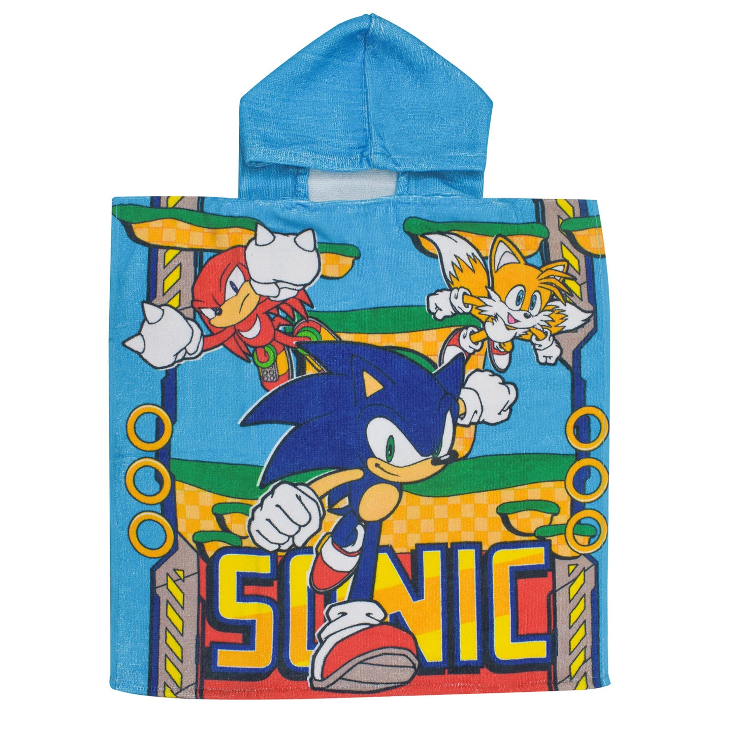 Sonic handdoek poncho katoen, 55x110cm