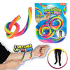 Toi-toys toi toys super rekbaar touw rainbow blister a 2 stuks