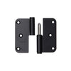 Yale 1067394 - 3 paumellen inox mat zwart afger.hoek rechts 80x80mm | 4 stuks