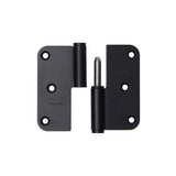 Yale 1067394 - 3 paumellen inox mat zwart afger.hoek rechts 80x80mm | 4 stuks - afbeelding 4
