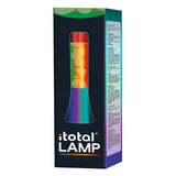 I-total lavalamp - lava lamp - sfeerlamp - 30x9 cm - glas aluminium - 25w - regenboog - xl2461 - afbeelding 2