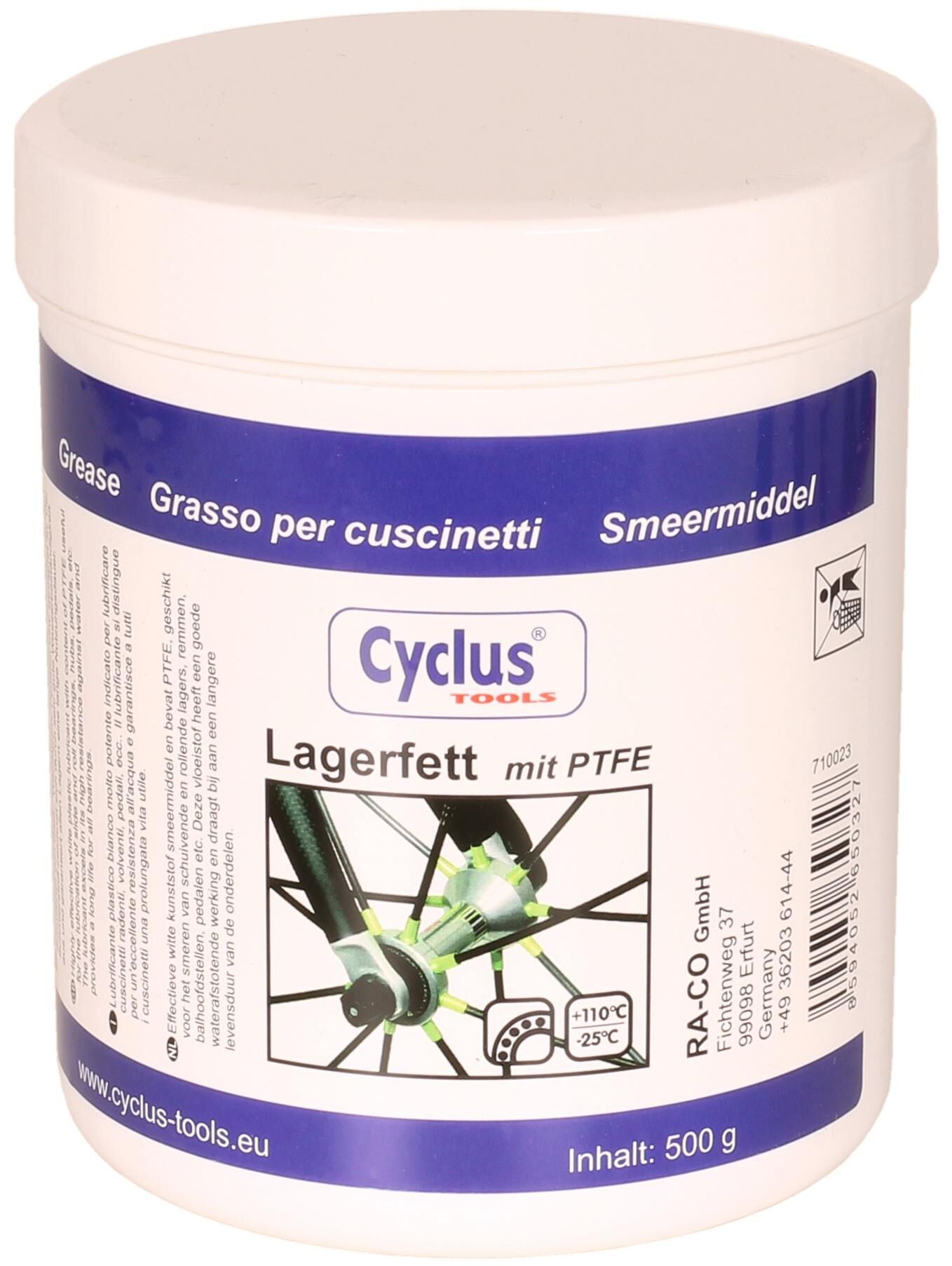 Cyclus tools lagervet cyclus bearing grease 500g