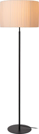 Lucide fold - vloerlamp - ø 45 cm - 1xe27 - wit - japandi