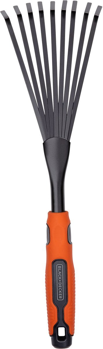 Black+decker handhark - 38,8 cm - ergonomische handgreep - makkelijk op te hangen - zwart oranje