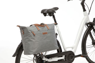 New Looxs Tendo - Fietstas Laptoptas - Vrouwen - Zwart Blauw Grijs