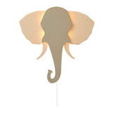 Van tjalle en jasper - olifant wandlamp - hout - afbeelding 1