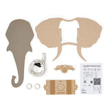 Van tjalle en jasper - olifant wandlamp - hout - afbeelding 2