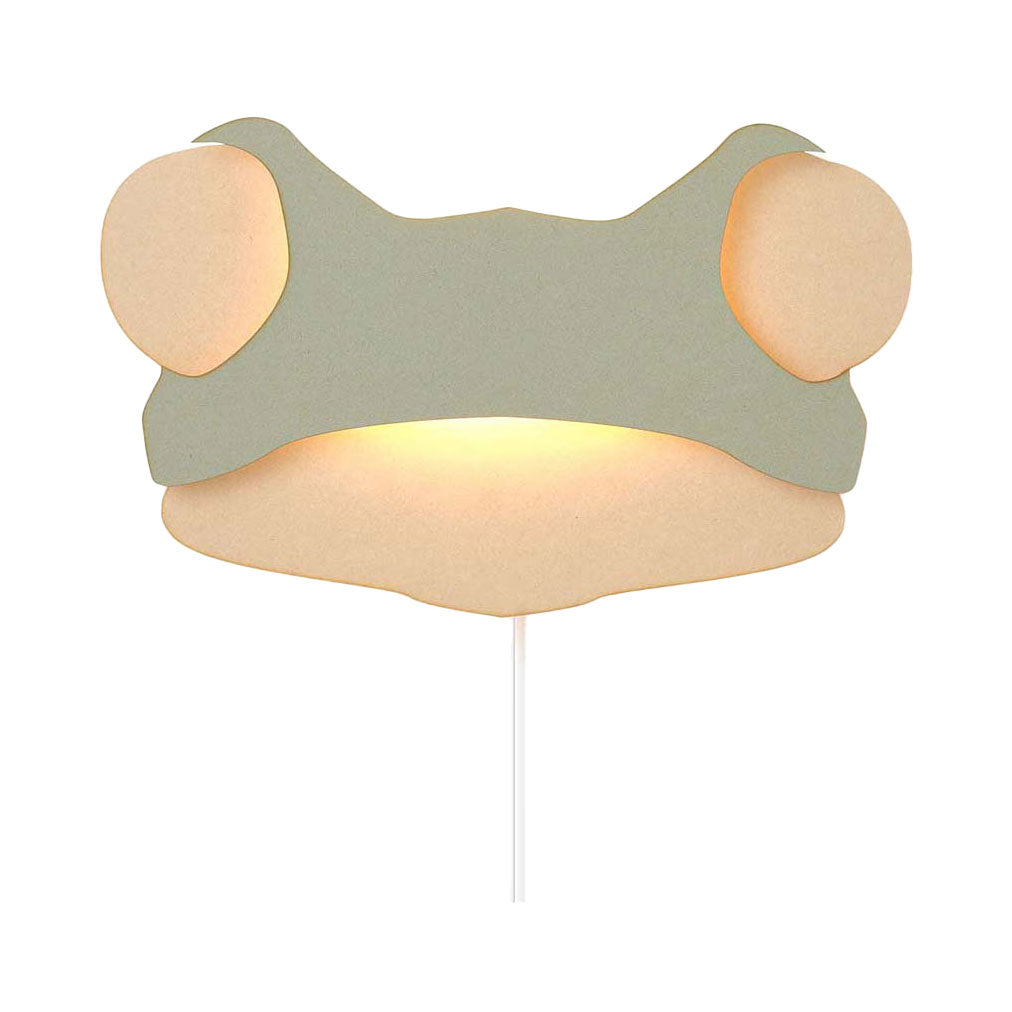 Van tjalle en jasper - kikker wandlamp - hout