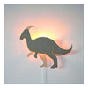 Van tjalle en jasper - dino wandlamp parasaurolopus - hout