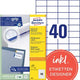 Avery huismerk 3651 universele etiket 52,5x29,7mm