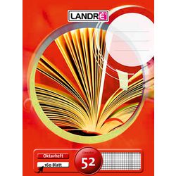 Notitieboek landré a6 rood 32 vel