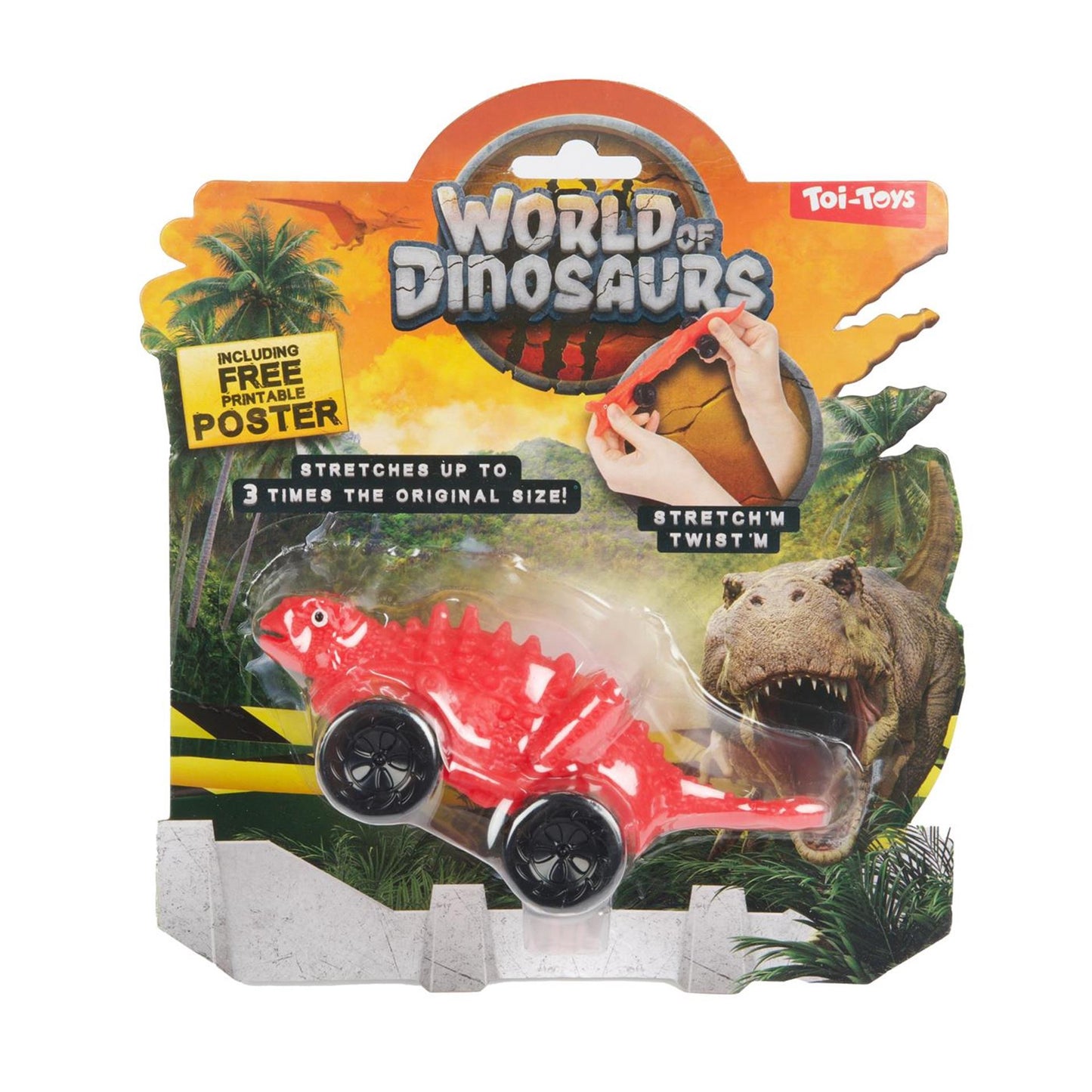 Toi-toys toi toys world of dinosaurs kneeddino auto morph