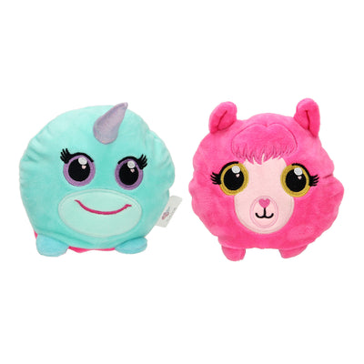 Omkeerbare dieren knuffel