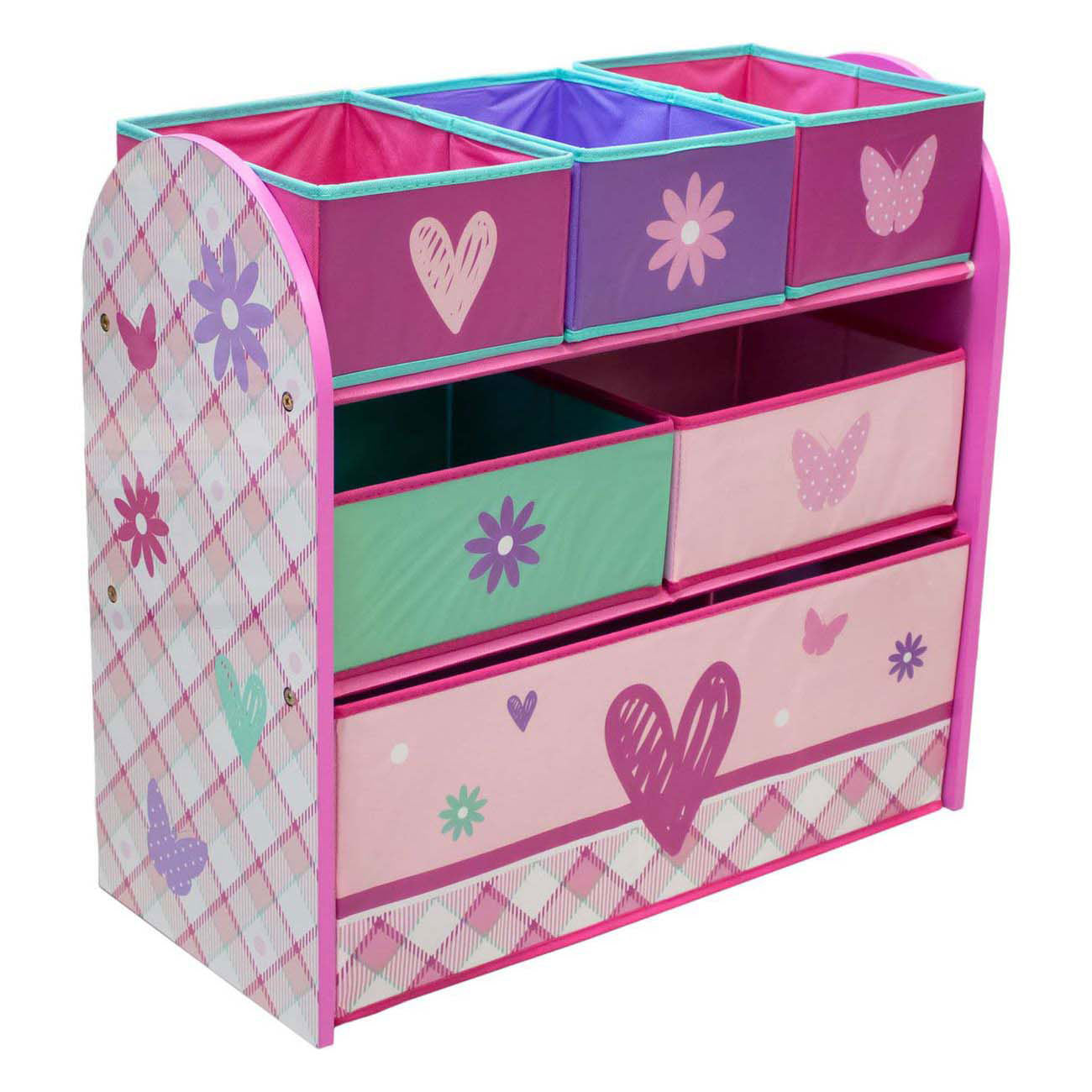 Houten opbergkast, 62,5x29,5x60cm