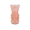 House of nature vaas balatan glas 25cm roze