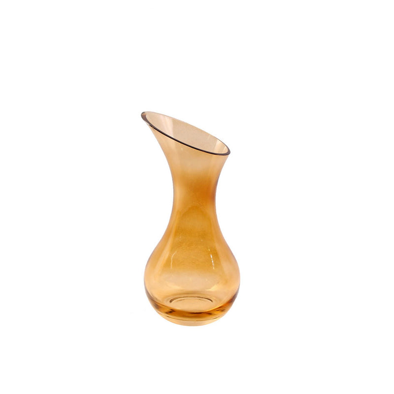 House of nature vaas balatan glas 20cm bruin