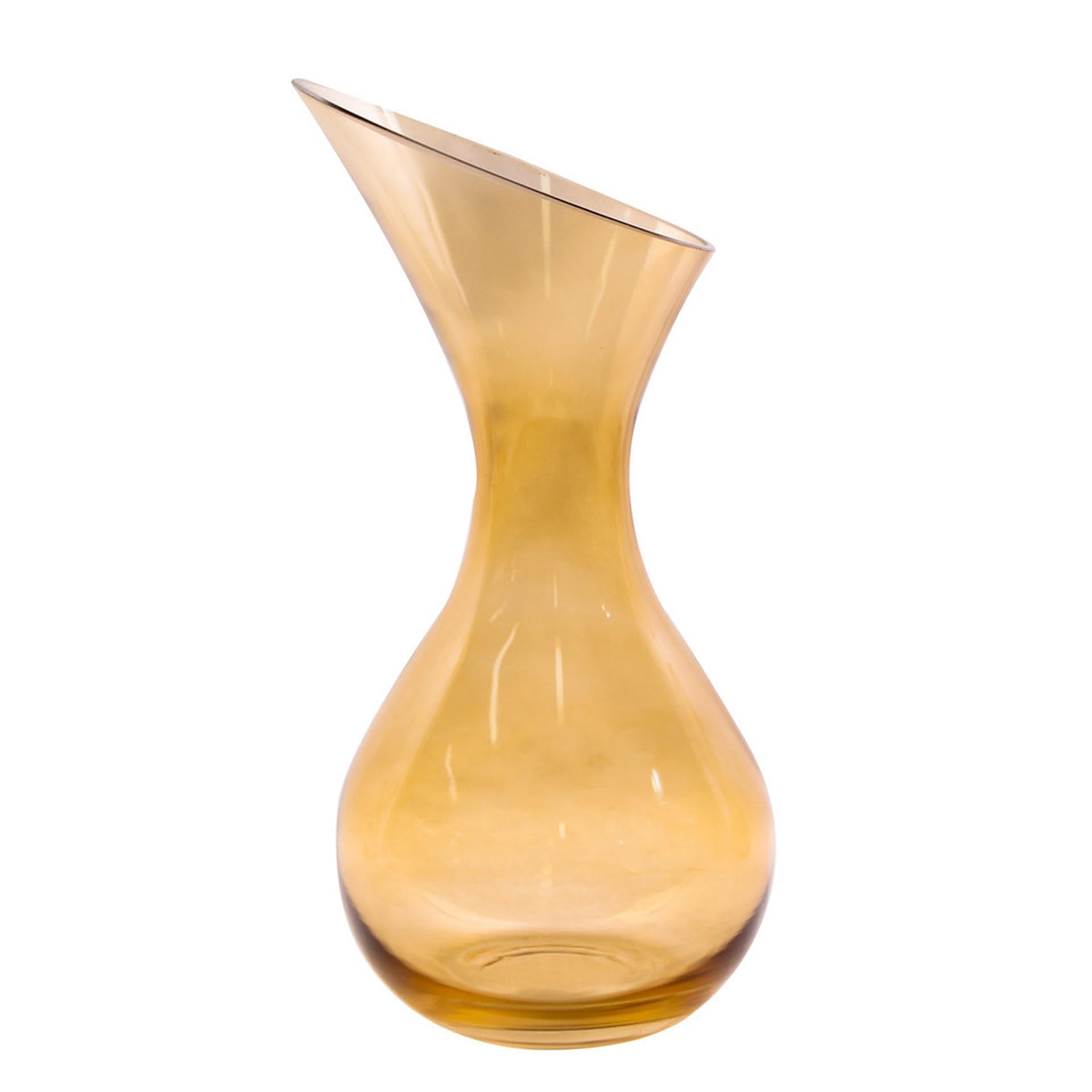 House of nature vaas balatan glas 30cm bruin