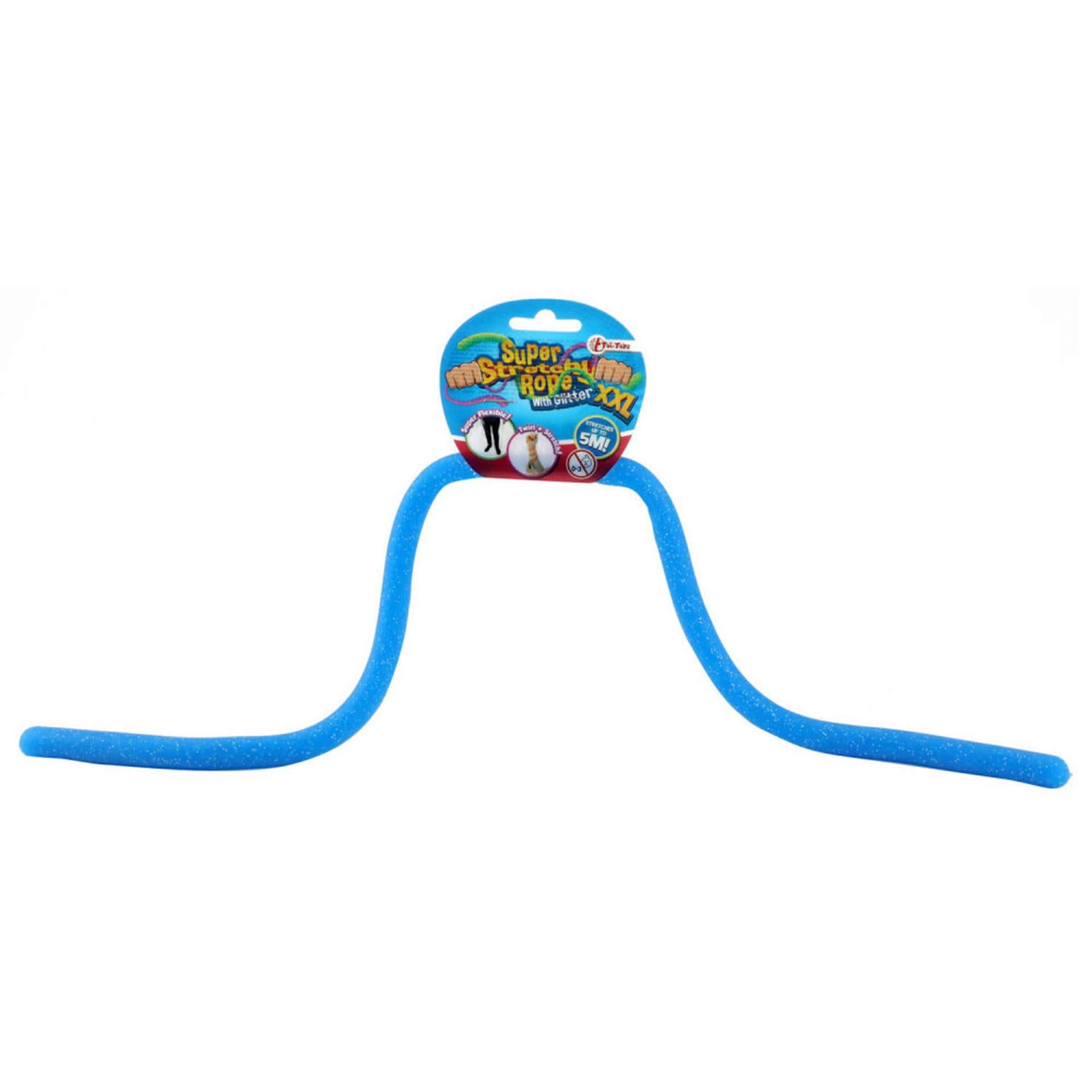 Toi-toys toi toys super rekbaar touw met gliter 50cm