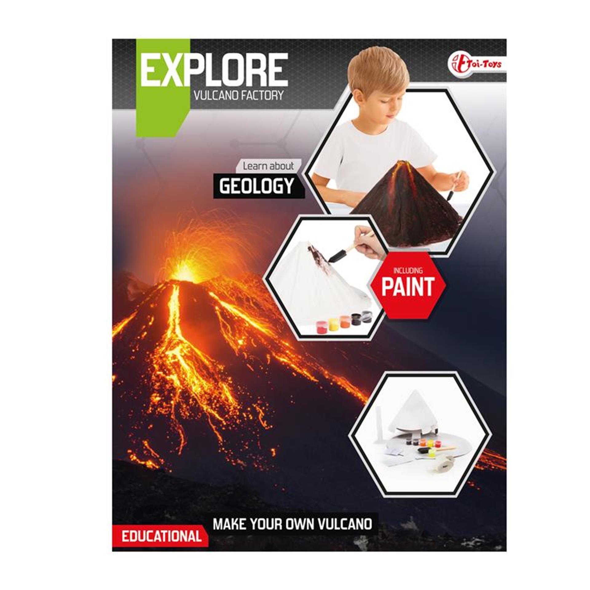 Toi-toys toi toys explore wetenschap set - vulkaan maken vanaf 8 jaar