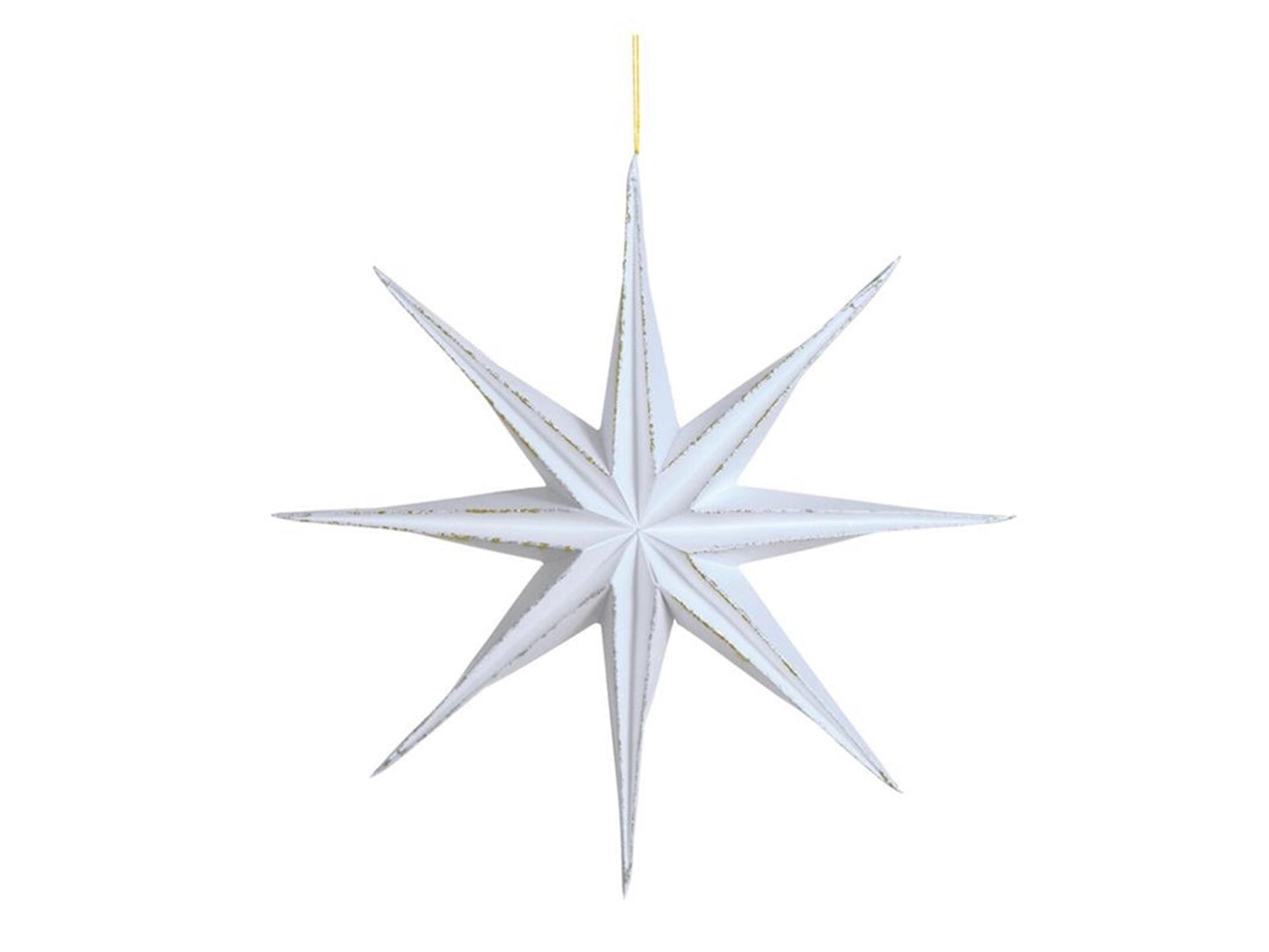 House of nature hanger ster papier ø28cm wit