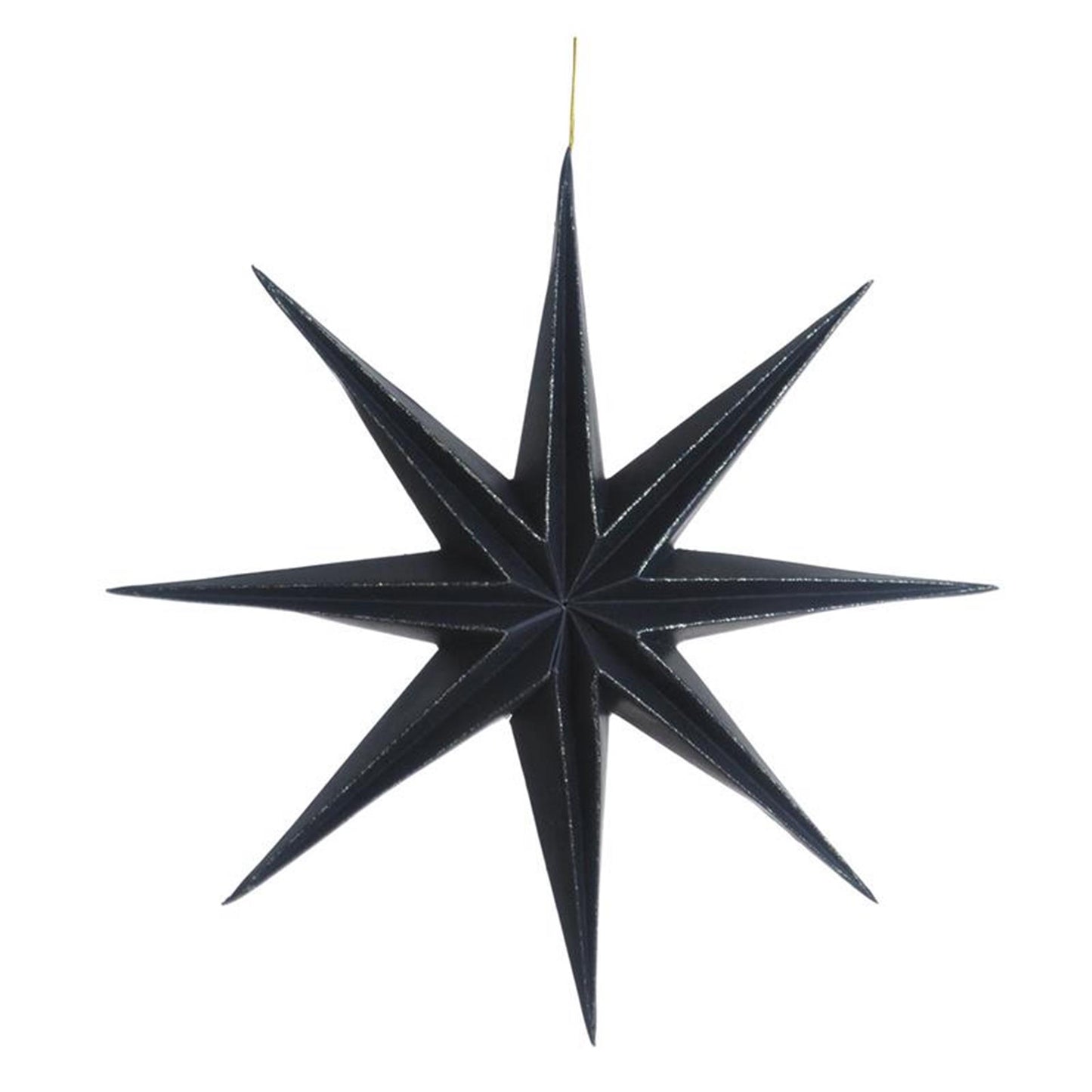 House of nature hanger ster papier ø28cm zwart