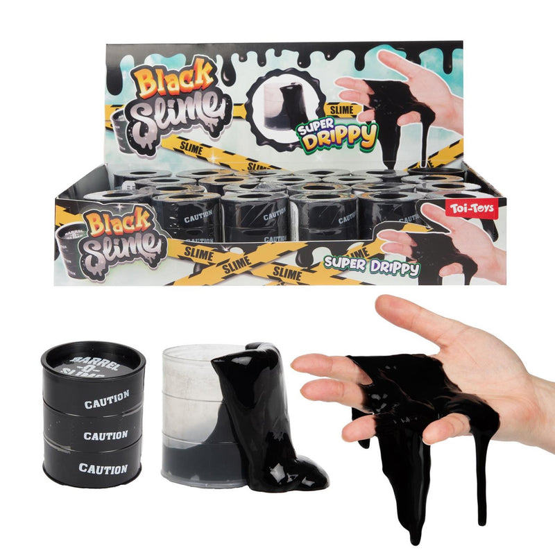 Toi-toys slijm in mini olievat zwart
