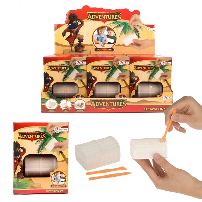 Toi-toys uithaksteen schat 7 cm wit