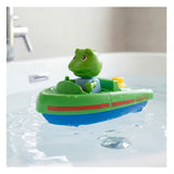 Aquaplay - waterbaanaccessoire - sportboot met kikker - badspeelgoed - groen - afbeelding 5
