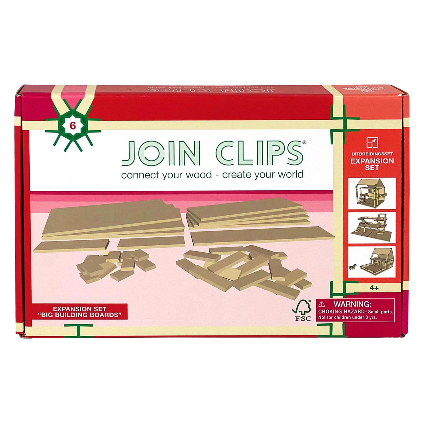 Join clips uitbreidingsset grote bouwplaten