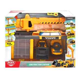 Dickie toys constructie station met licht en geluid