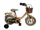 Hulzebos cycle parts b.v. bfk 12 girly meisjes goud + mand 12gg10