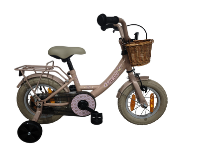 Hulzebos cycle parts b.v. bfk 12 girly meisjes roze + mand 12gg30