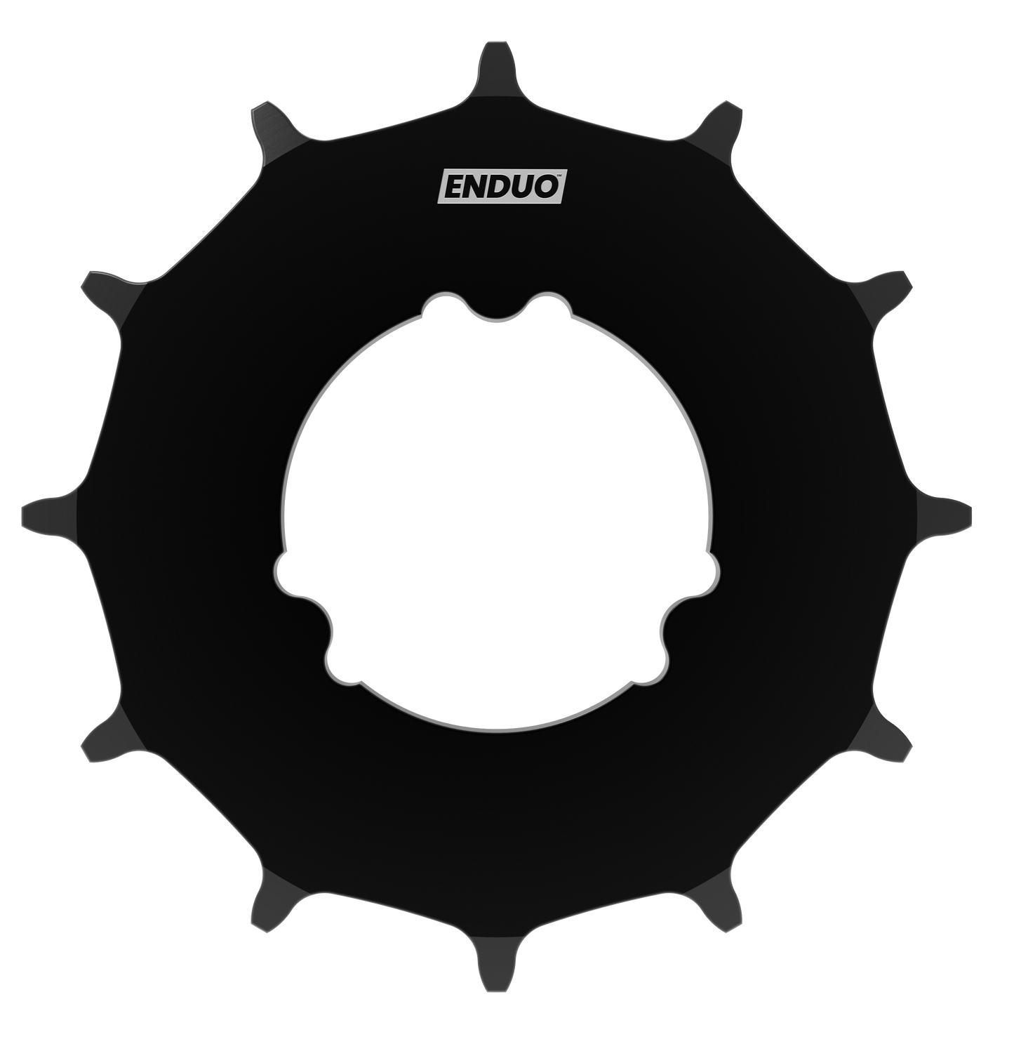 Enduo cargo Tandwiel 24T Enduo Cargo Nexus Alfine zwart