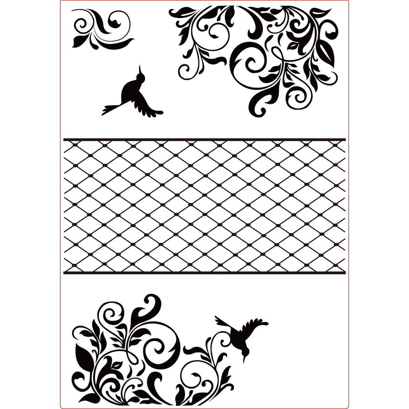 Vaessen creative • embossing folder drieluik