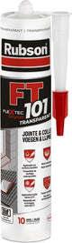 Rubson ft101 bouwkit transparant 280 ml – montagekit afdichtkit met flextec® – sterk, elastisch waterdicht – voor binnen buiten – hecht op beton, hout, metaal kunststof