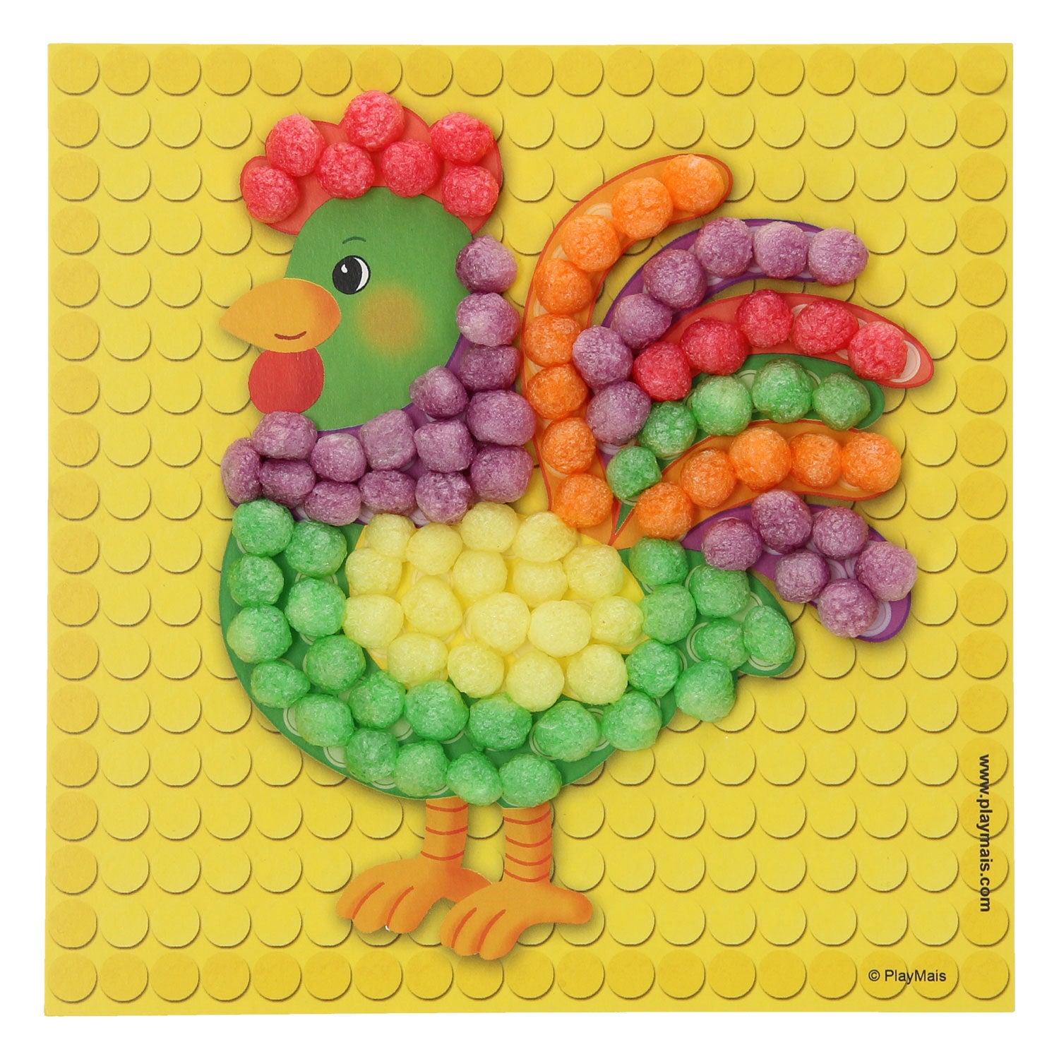 Playmais mosaic kaarten versieren boerderij