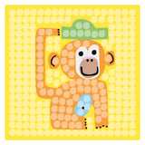 Playmais mosaic kaarten versieren zoo - afbeelding 2