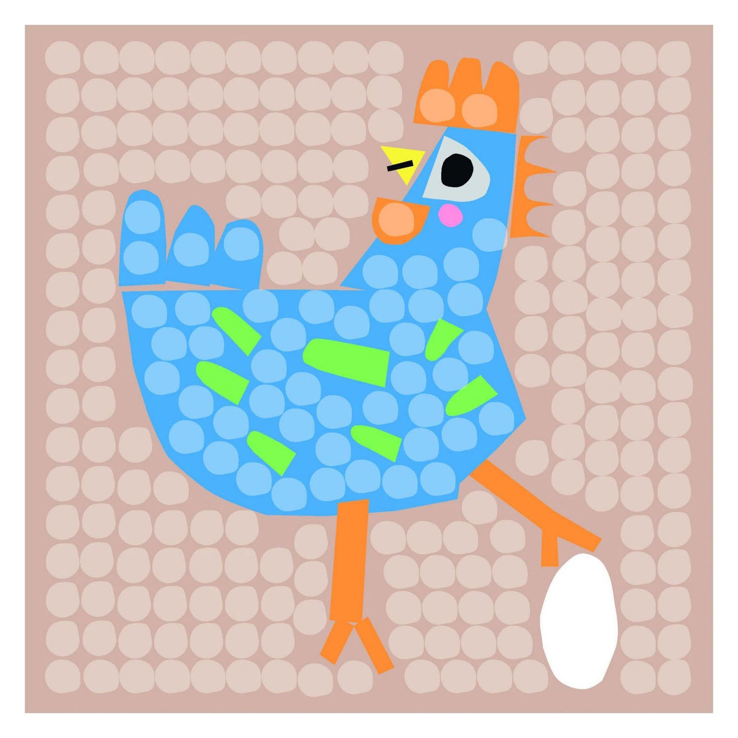Playmais mosaic kaarten versieren boerderij