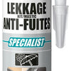 Bison lekkagekit zwart koker 300 ml, elastische afdichtingskit, waterdichte reparaties, voegen en scheuren op en rondom het dak, makkelijk aan te brengen kit