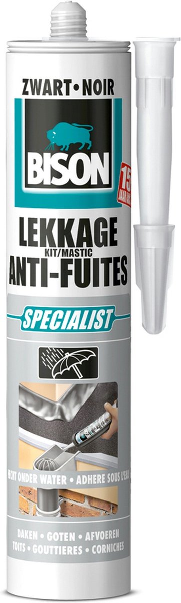 Bison lekkagekit - zwart - 300 ml