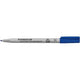 Niet permanente ohp marker staedtler lumocolor blauw 1 mm
