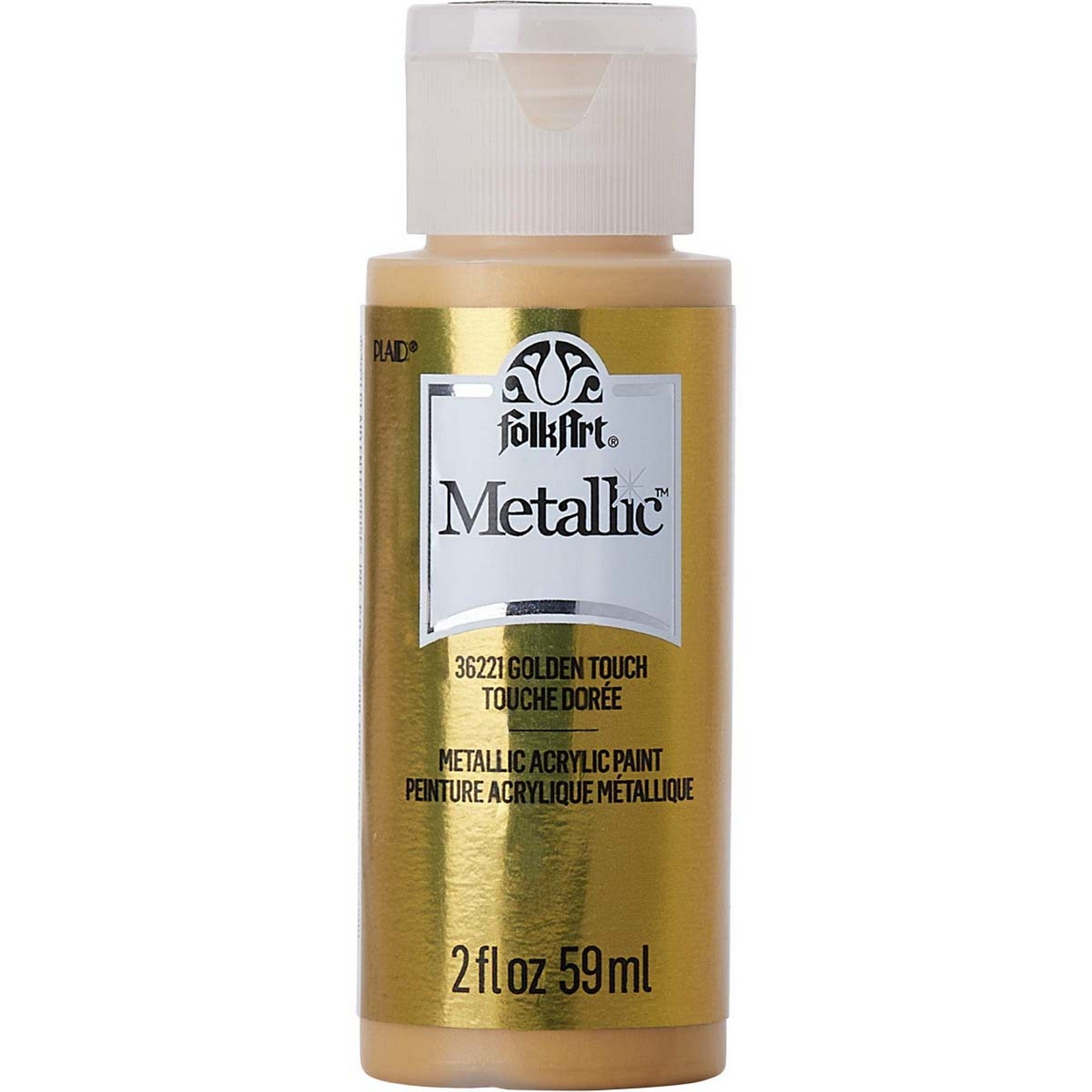 Folkart • metallic acrylic paint golden touch 59ml