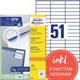 Avery huismerk 3420 universele etiket 70x16,9mm