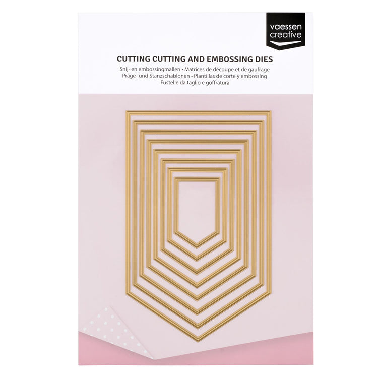 Vaessen creative • essentials snijmallen rechthoek 8st.