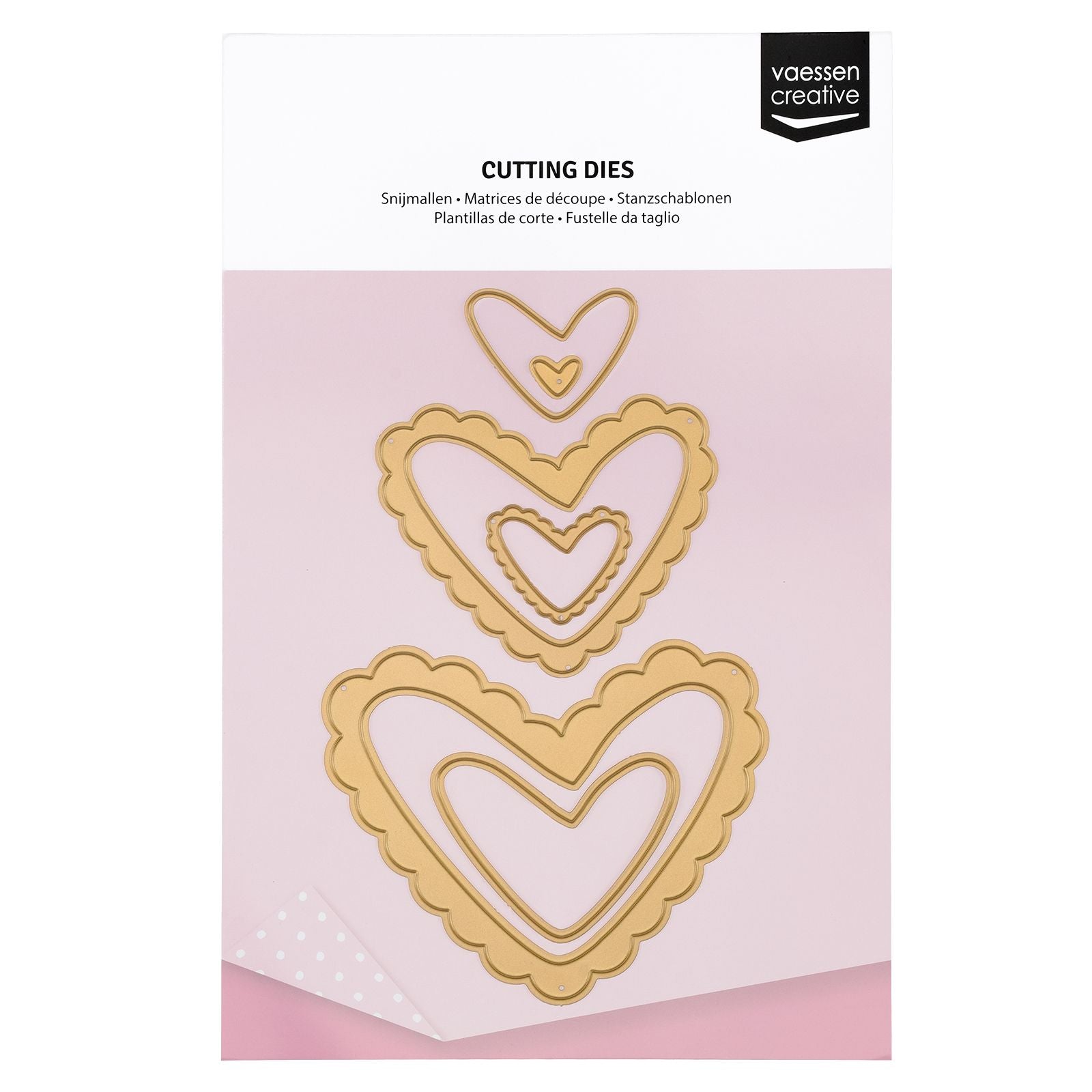 Vaessen creative • essentials snijmallen harten 6st