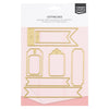 Vaessen creative • snij- en embossingmallen banners tickets labels 8st.
