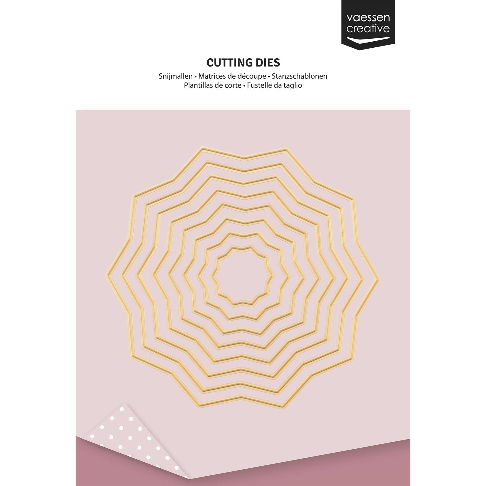 Vaessen creative • snijmallen sterren 8st.